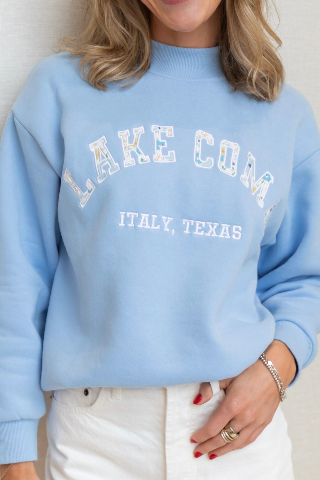 Lake Como Mock Neck Sweatshirt